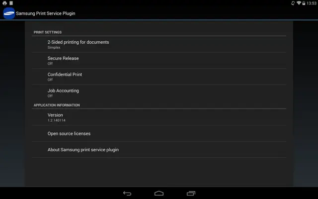 Samsung Print Service Plugin android App screenshot 10